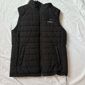 Ftvogue black heated Puffer Vest medium unisex